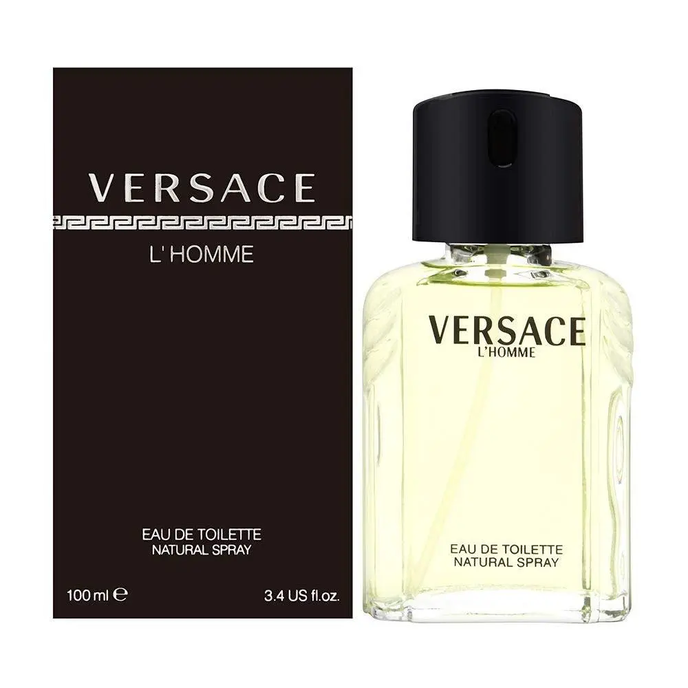 Versace L` Homme 3.4 Oz Eau De Toilette Spray By Versace For Men