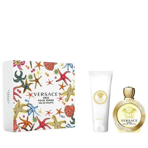 Versace Ladies Eros Pour Femme 2pcs Edt Gift Set Fragrances 8011003879199