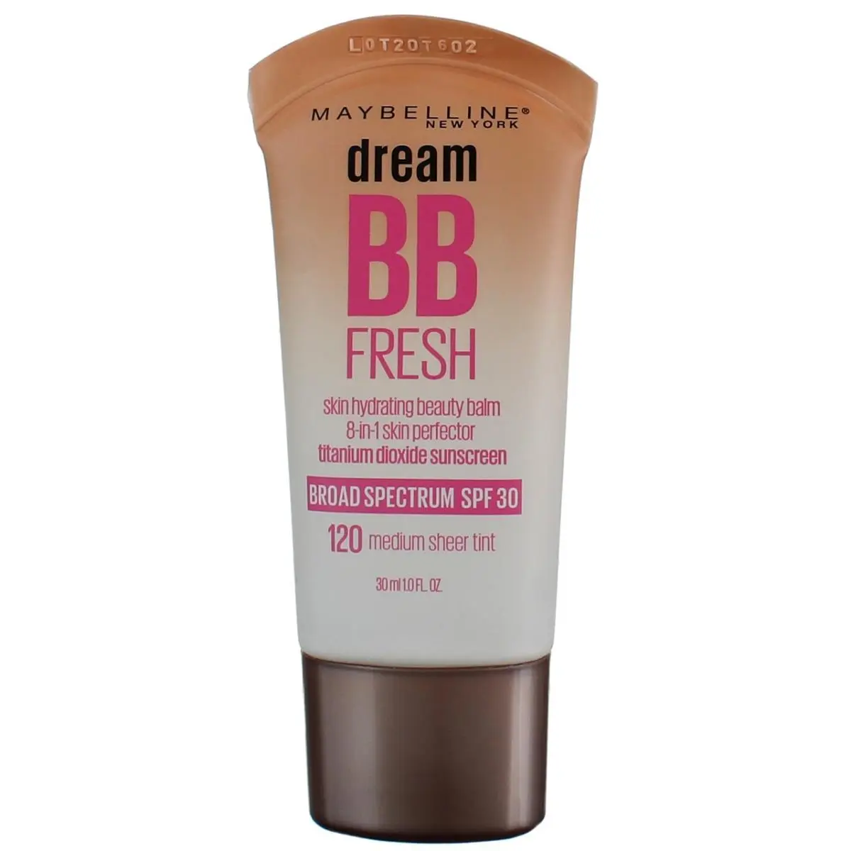 5 Pack Maybelline Dream Fresh BB Cream Medium Sheer Tint 120 Spf 30 1 fl oz