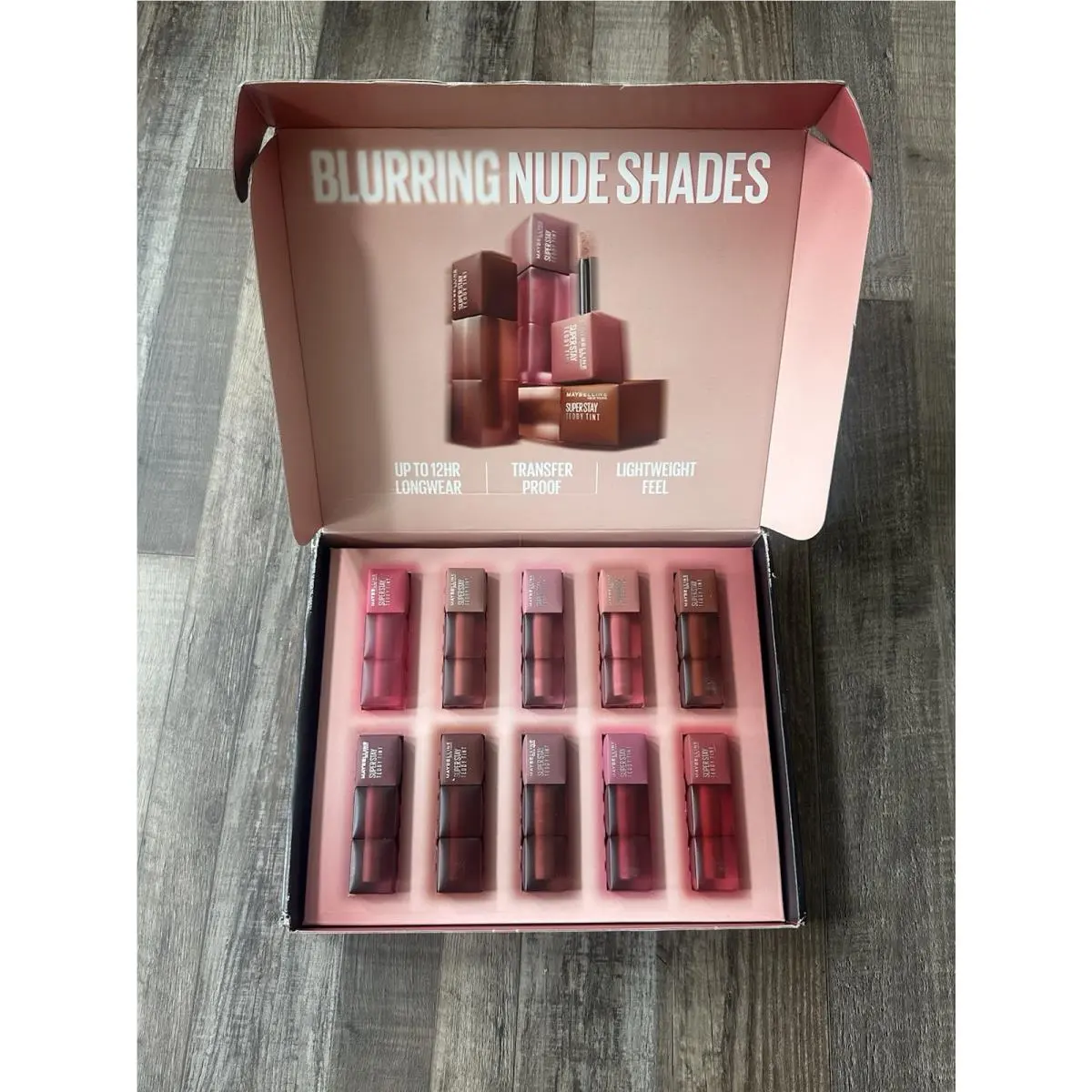 Maybelline Superstay Teddy Tint 10pc Set Blurring Shades
