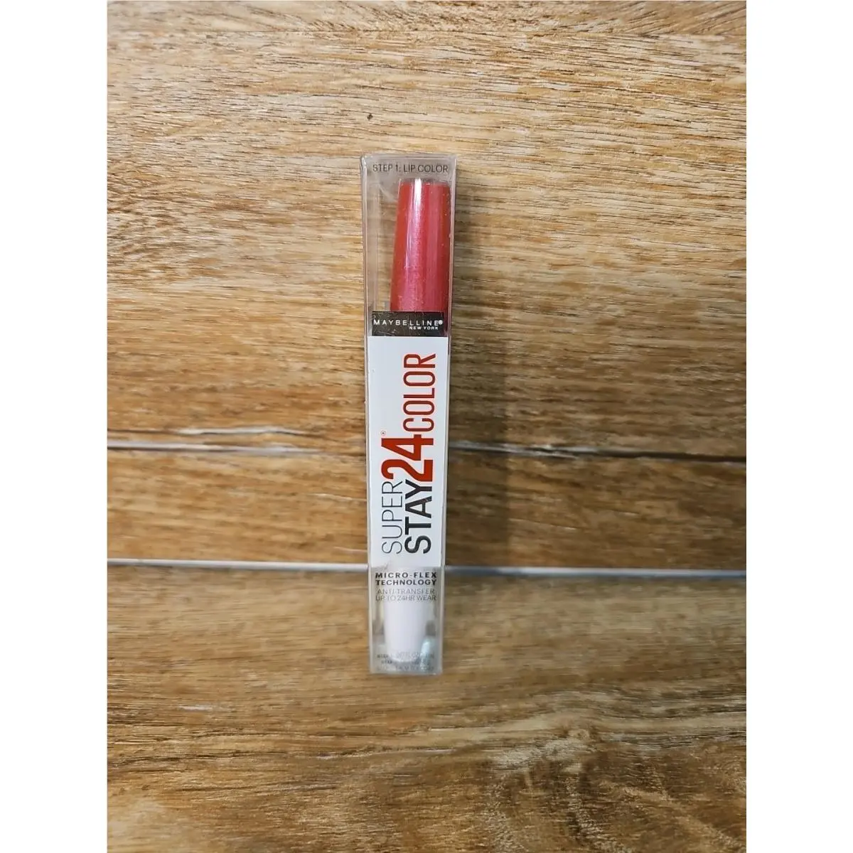 Maybelline 010 Reliable Raspberry Superstay 24 2-Step Lip Color Lipstick Rare
