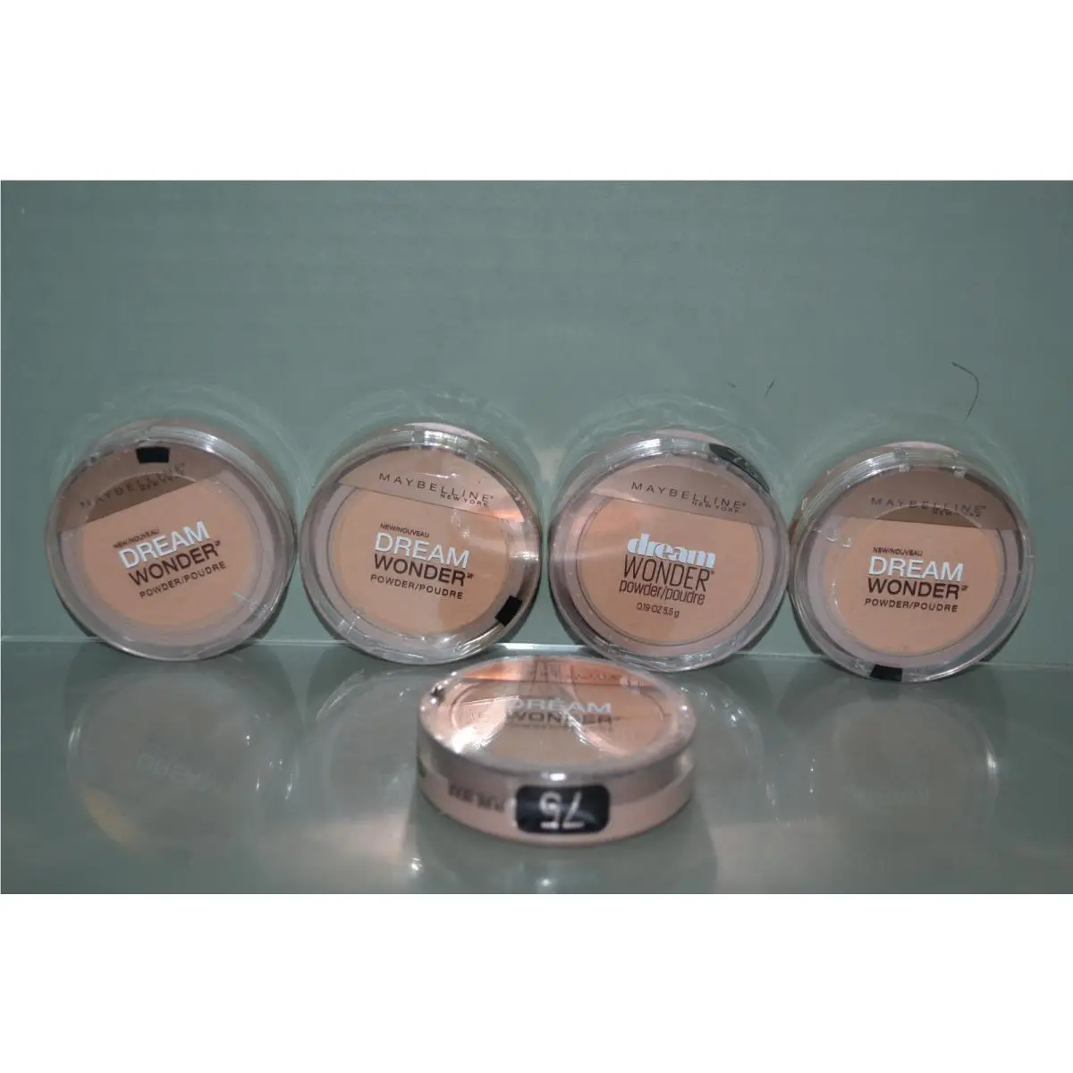 5 Maybelline Dream Wonder Compact Face Powder 75 Pure Biege