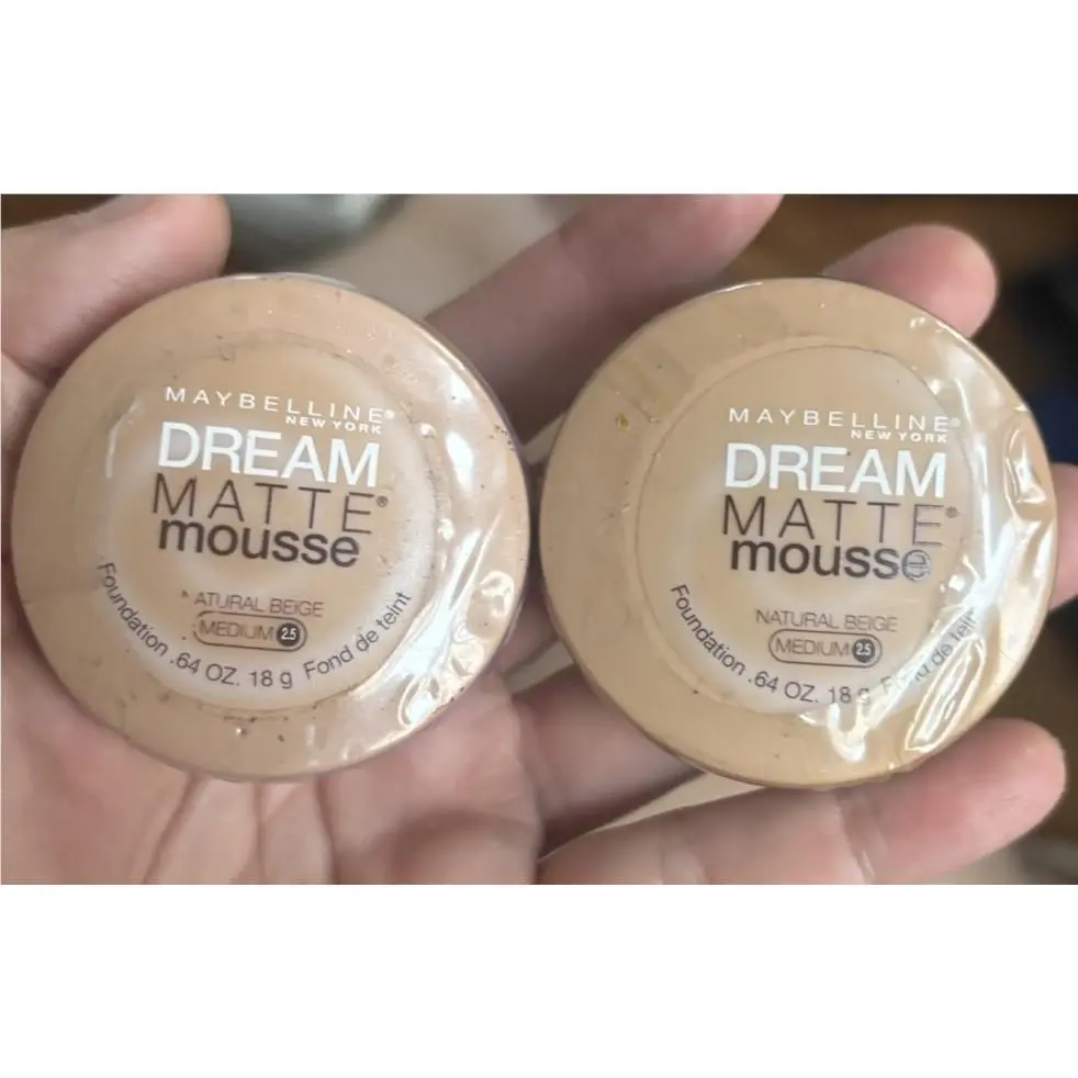 Maybelline Dream Matte Mousse- Natural Beige Lot OF 2