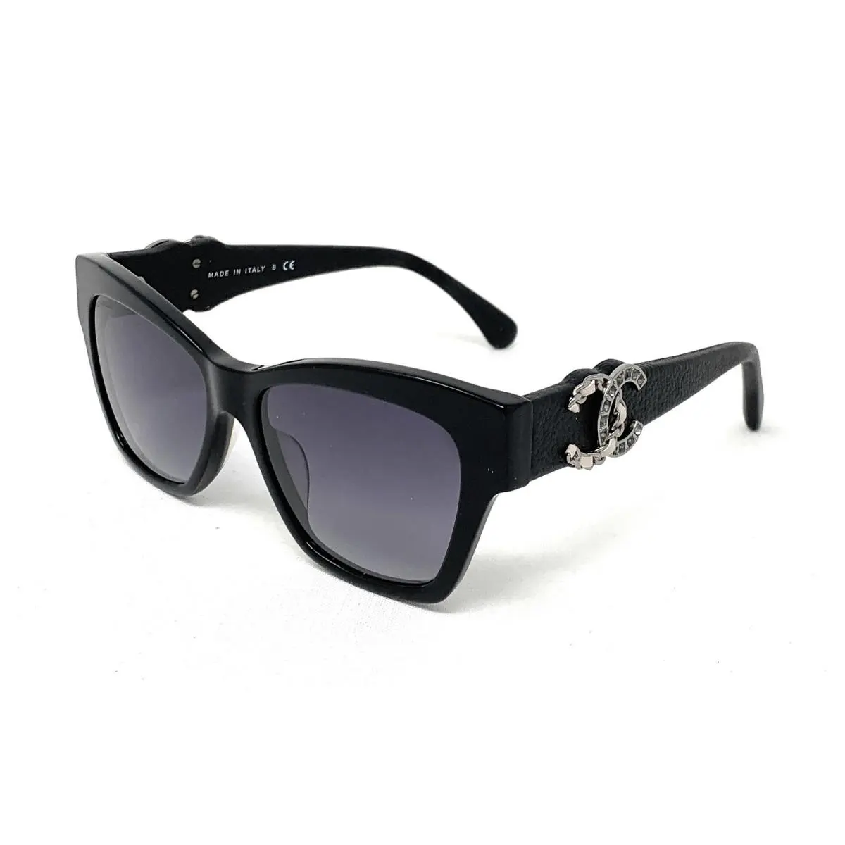 Chanel Women`s Sunglasses CH5456QA 501/S6 Black Black Grey 54mm
