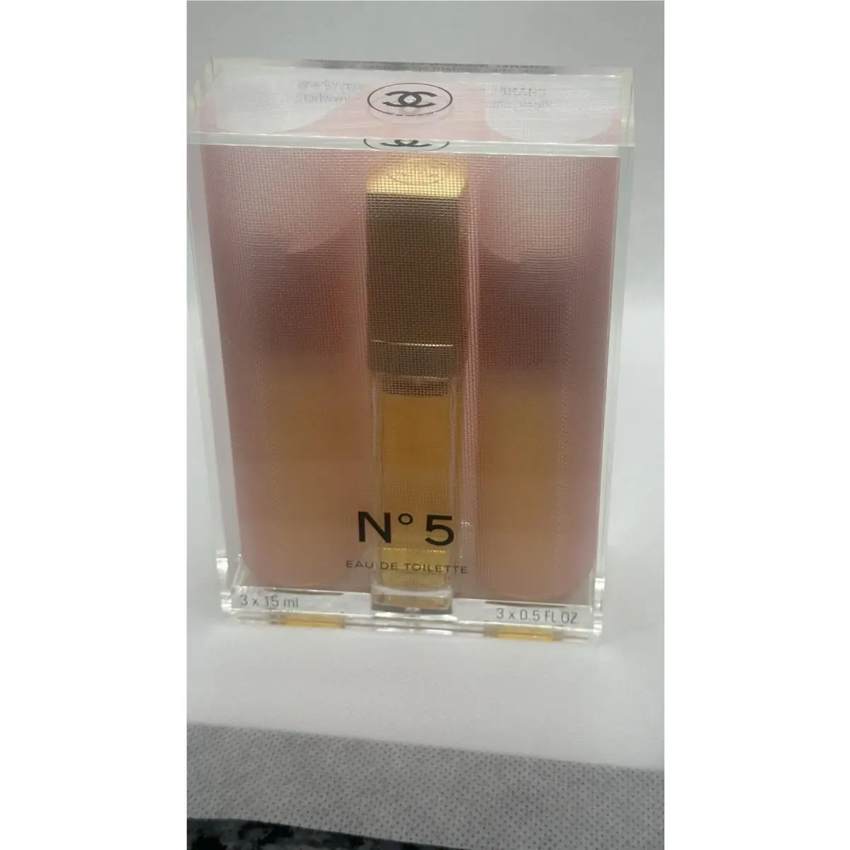 Chanel No5 TO GO Eau de Toilette Edt 3 x 15ml Travel Purse Spray Set