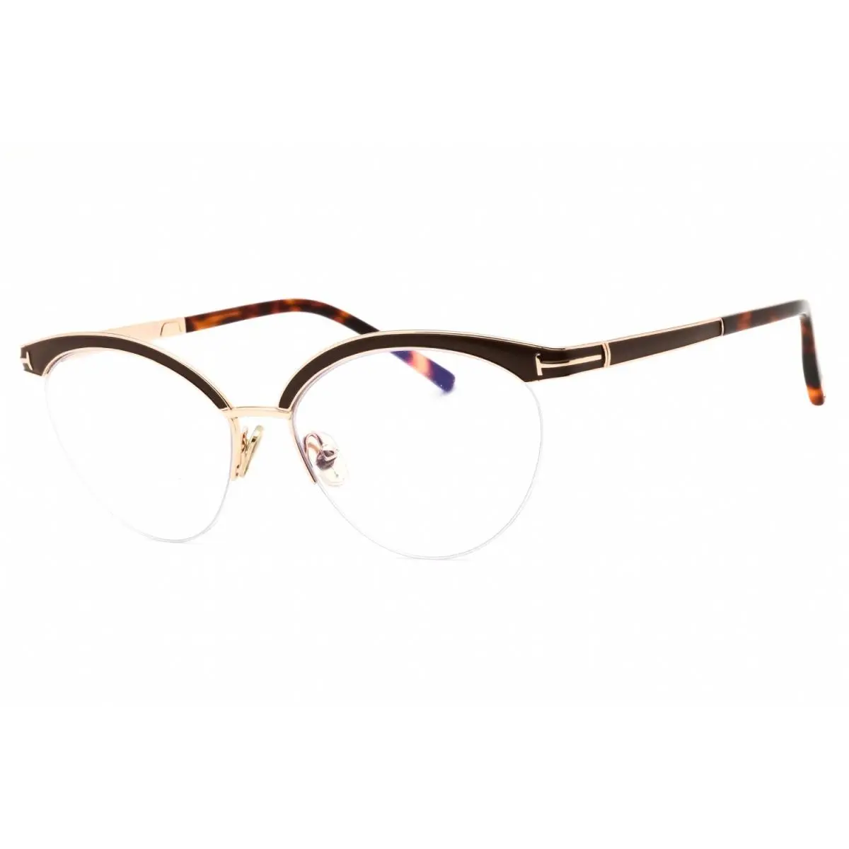 Tom Ford TF5983-046-56 Eyeglasses Frame Size 56mm 16mm 135mm Brown Women 889214