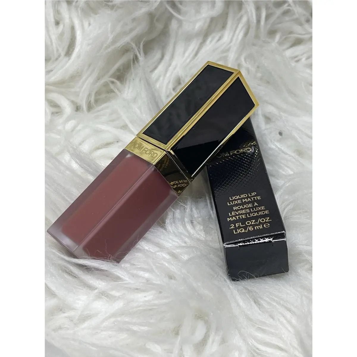 Tom Ford 121 Lark Liquid Lip Lipstick Luxe Matte Rosy Brown 0.2oz Full Size