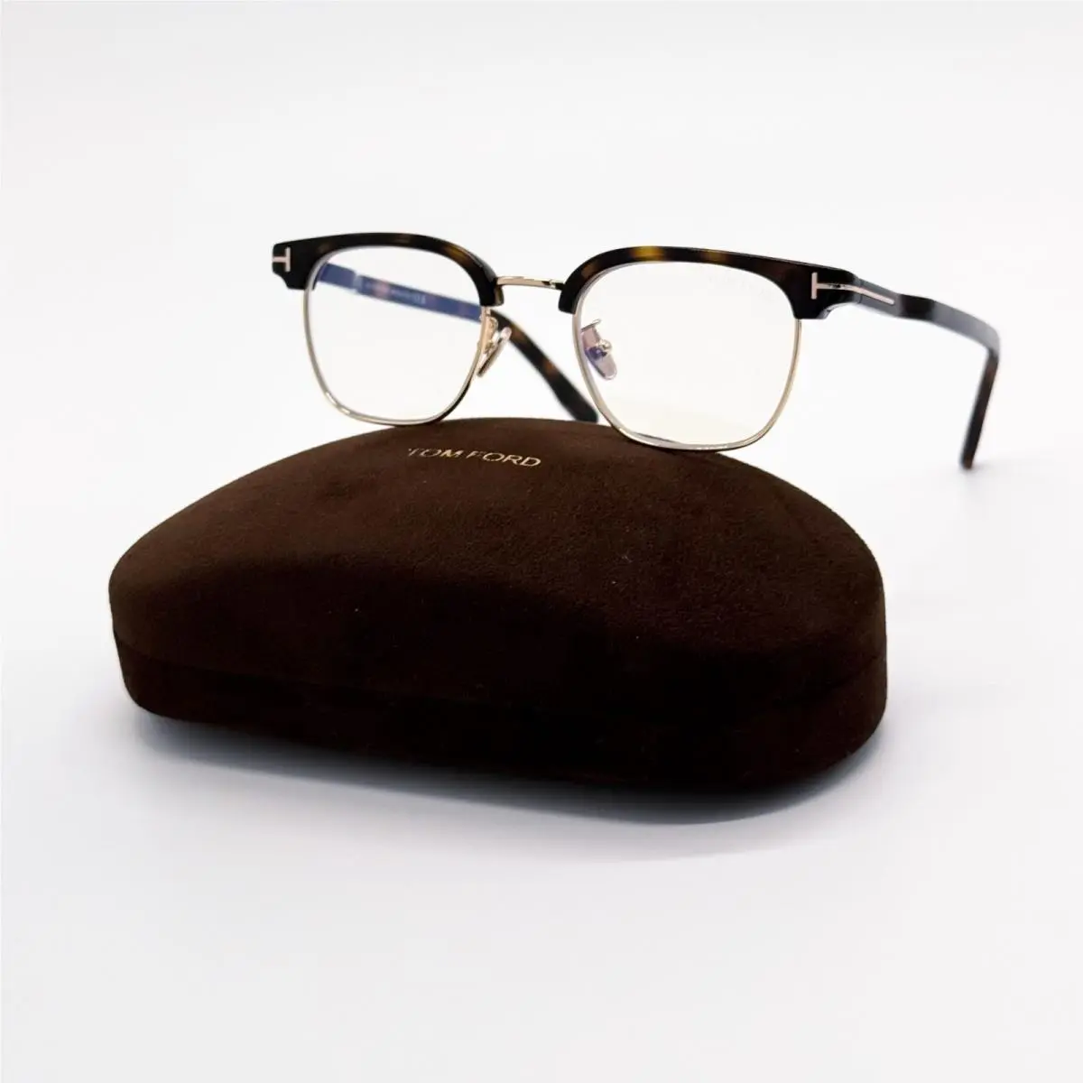 Tom Ford TF5932 052 Eyeglasses Men Havana FT5932 052 Eyewear