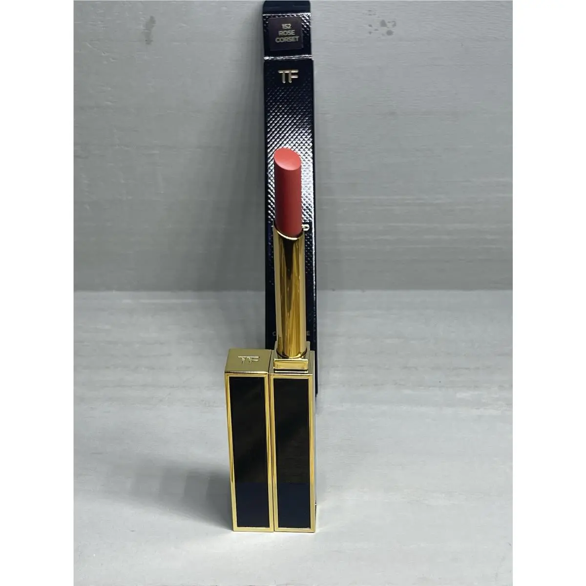 Tom Ford Slim Lip Color Shine Rouge A Levees Brilliant 152 Rose Corset