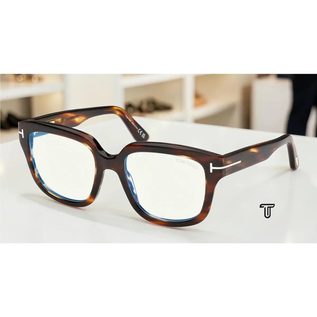 Tom Ford FT6094 B 055 BB Coloured Havana 54 mm Women`s Eyeglasses