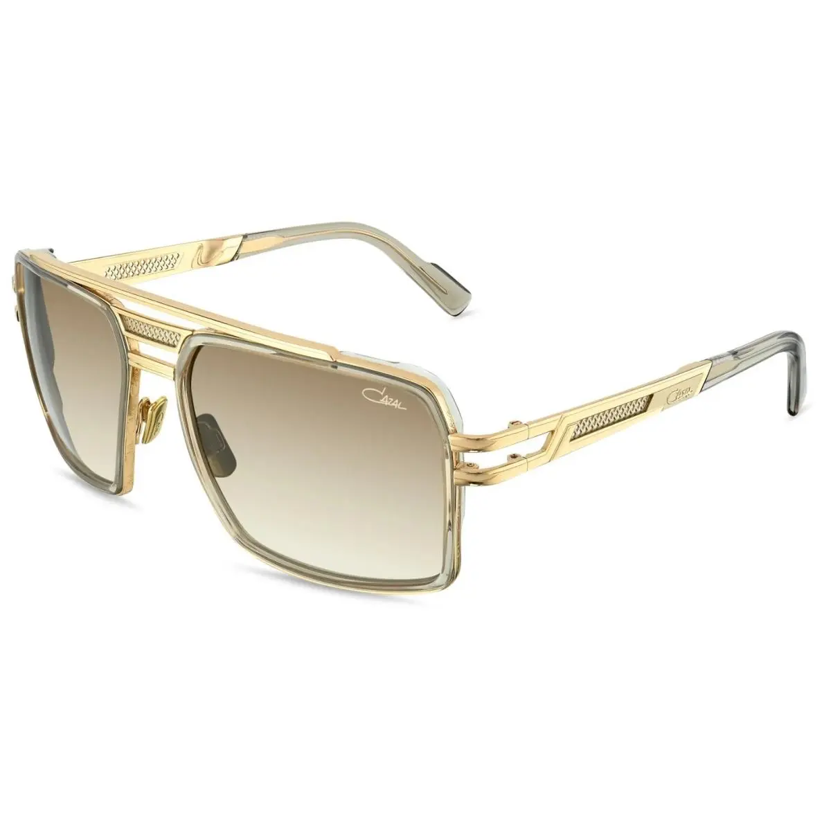 Cazal 6033/3 Brown Transparent and Gold/brown Shaded 003 Sunglasses