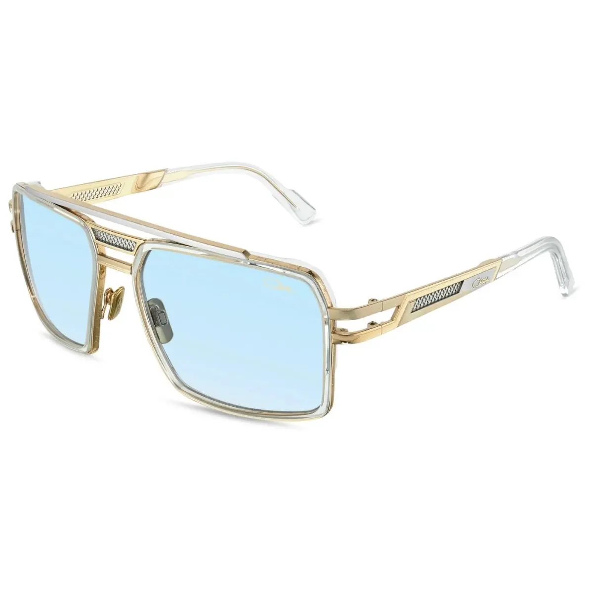 Cazal 6033/3 Crystal and Gold/blue 004 Sunglasses