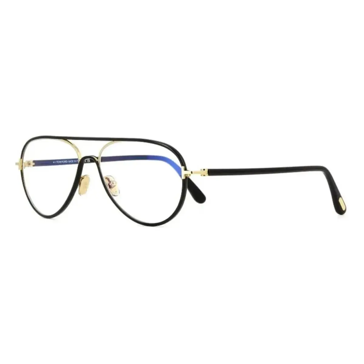 Tom Ford TF5897-B 001 Shiny Black Blue Light Block Lens Eyeglasses