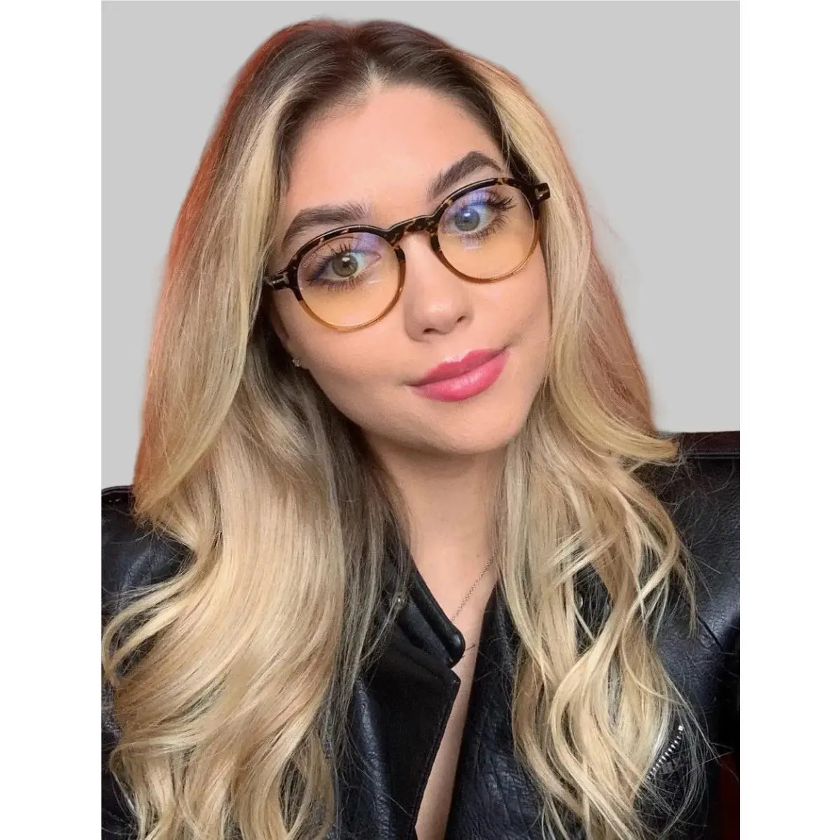 Tom Ford TF 5606-B 056 48mm Tortoise Round Women`s Men`s Eyeglasses Frame