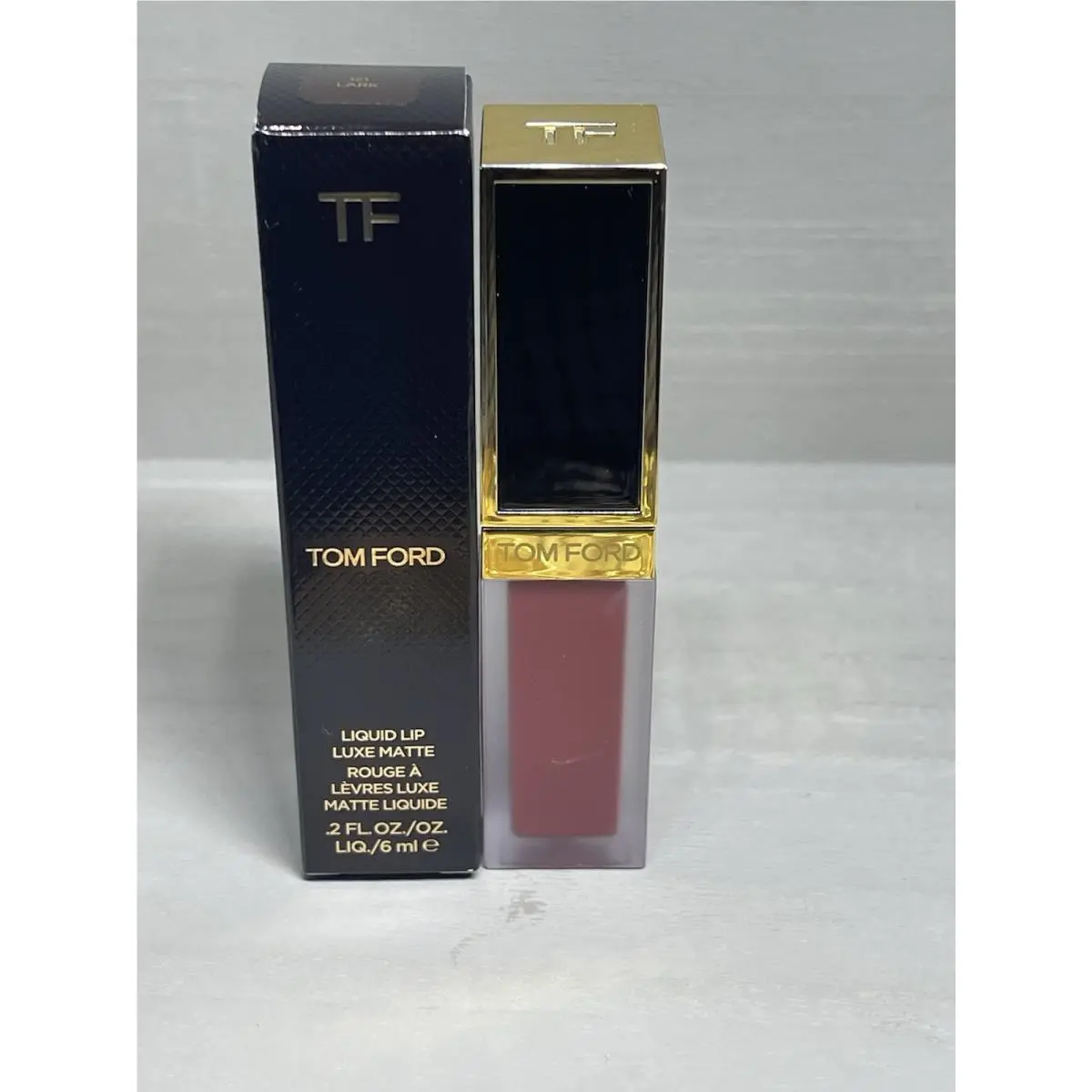 Tom Ford 121 Lark Liquid Lip Lipstick Luxe Matte Rosy Brown 0.2oz Full Size
