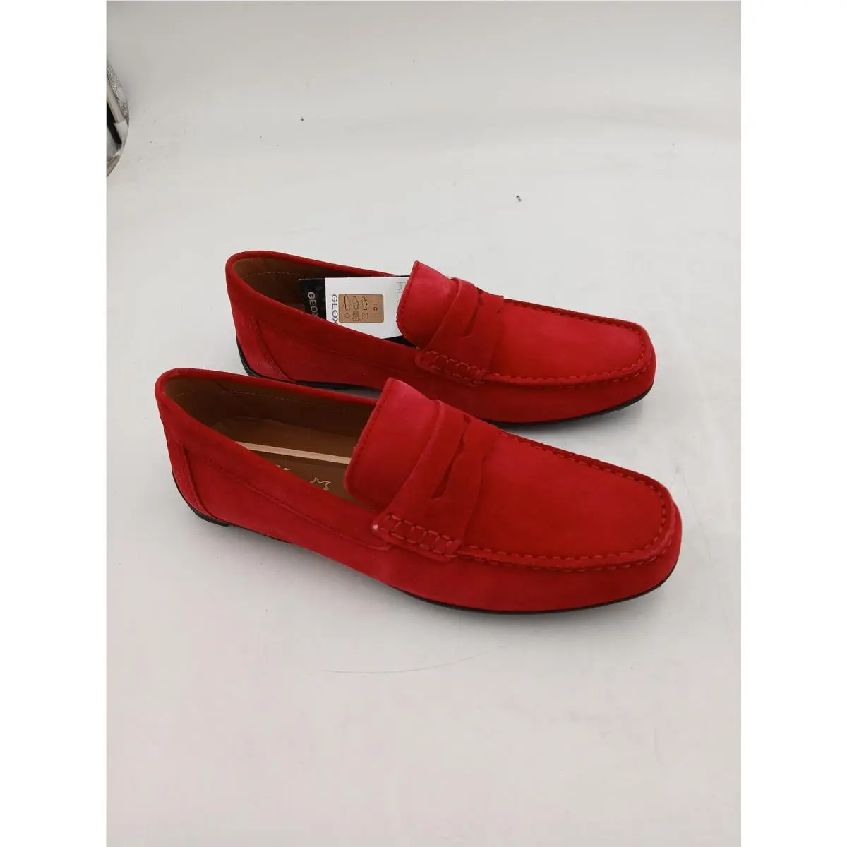 Geox shoes - Geox U Kosmopolis + Grip B Suede - Red 2