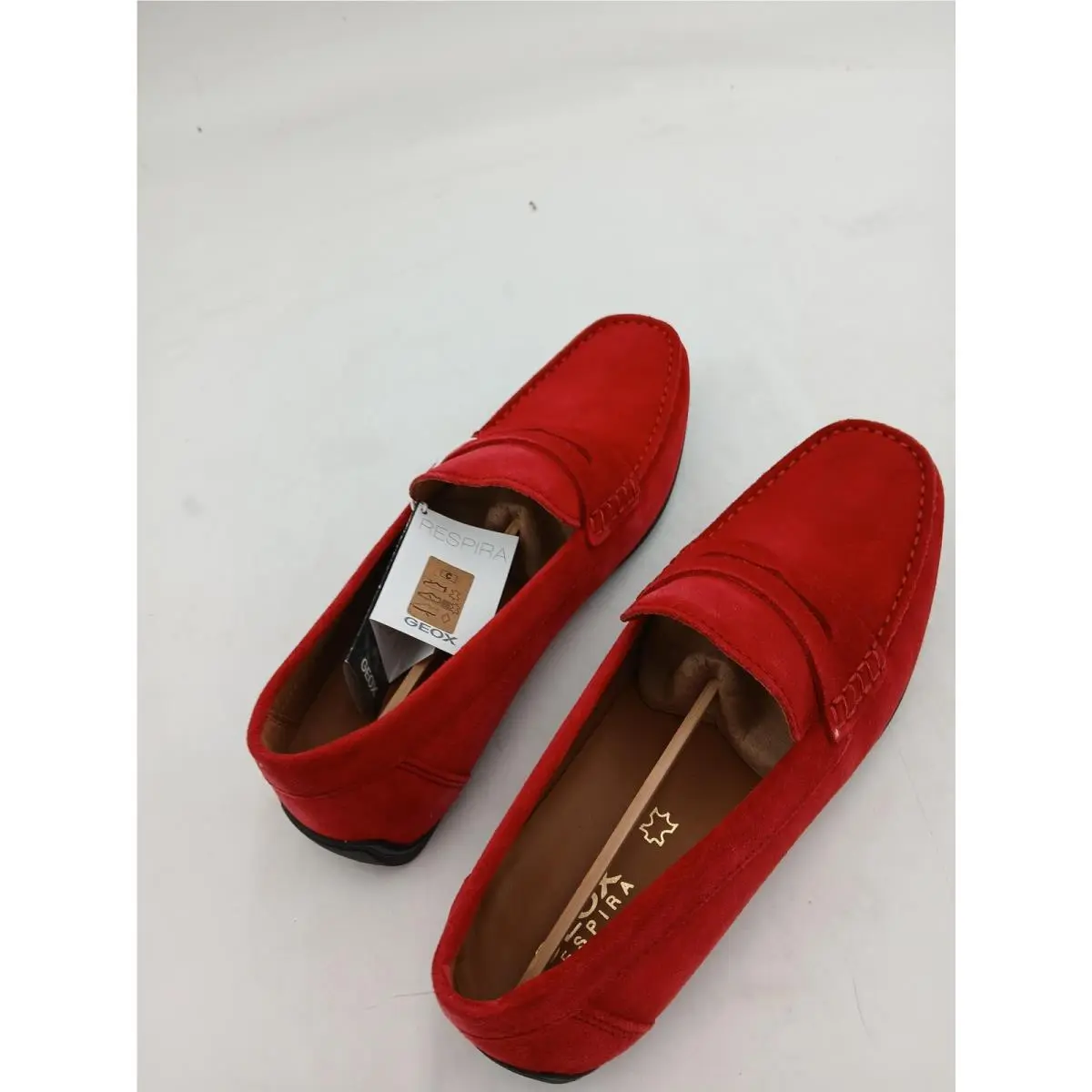 Geox shoes - Geox U Kosmopolis + Grip B Suede - Red 3