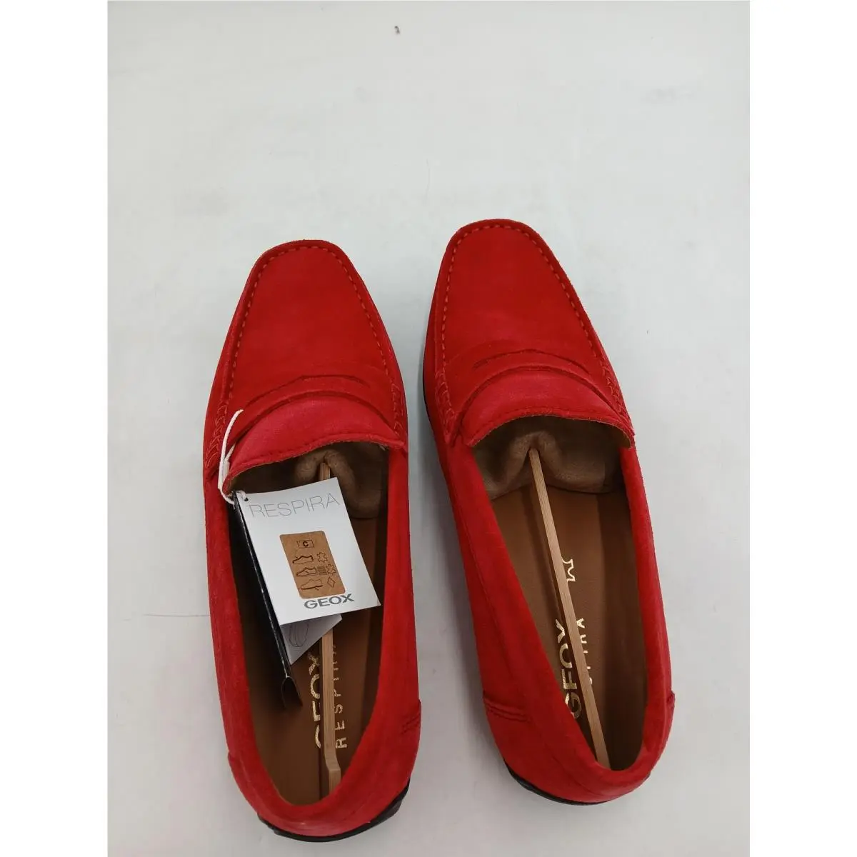 Geox shoes - Geox U Kosmopolis + Grip B Suede - Red 5