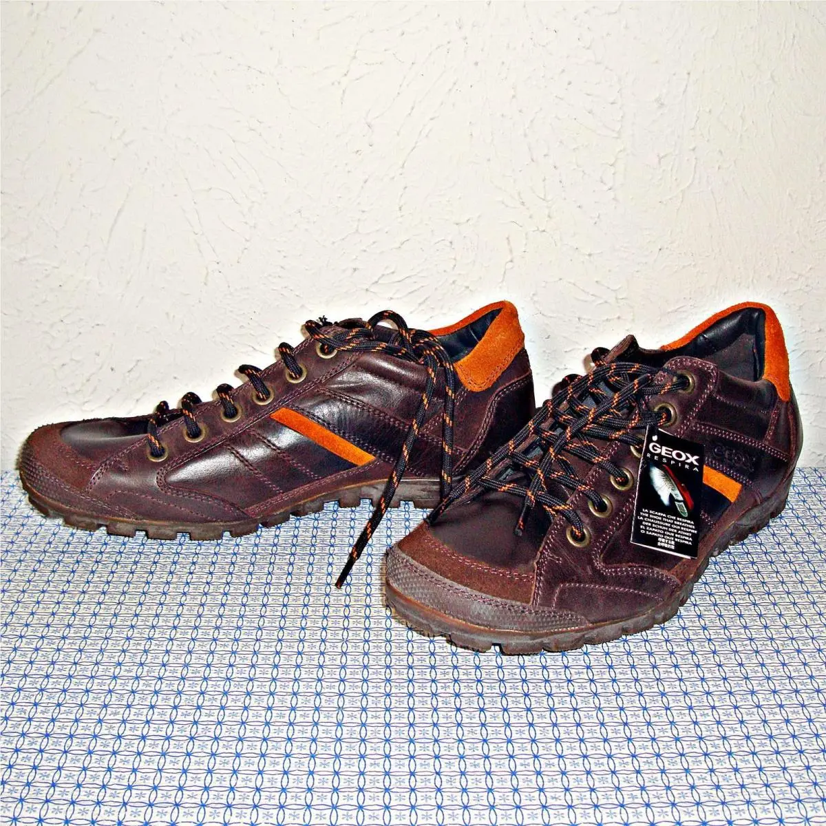 Geox shoes - Geox Respira - Respira - 05788552 - Coffee/Orange (UPC: 8054241600484) 2