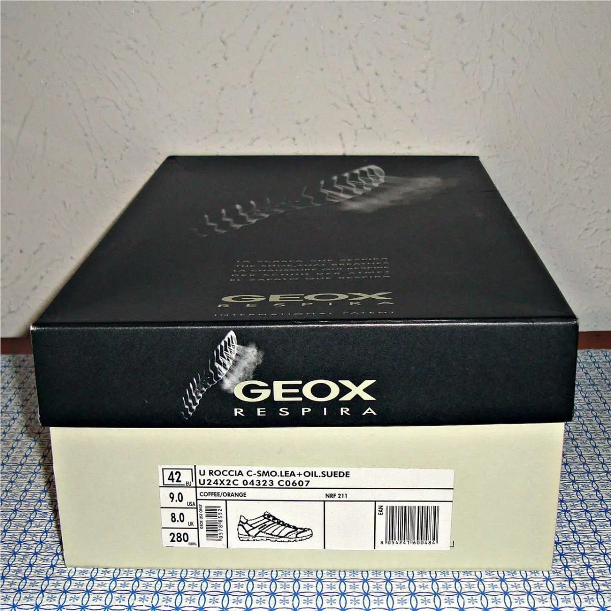 Geox shoes - Geox Respira - Respira - 05788552 - Coffee/Orange (UPC: 8054241600484) 5