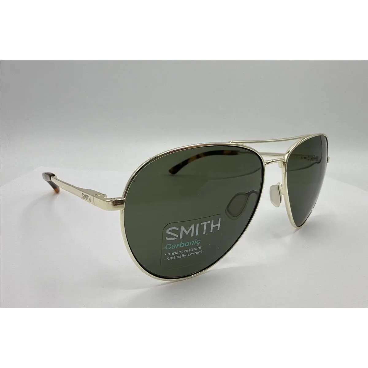 Smith Carbonic Layback Gold / Tortoise Gray Lens Polarized Sunglasses 60-5-1