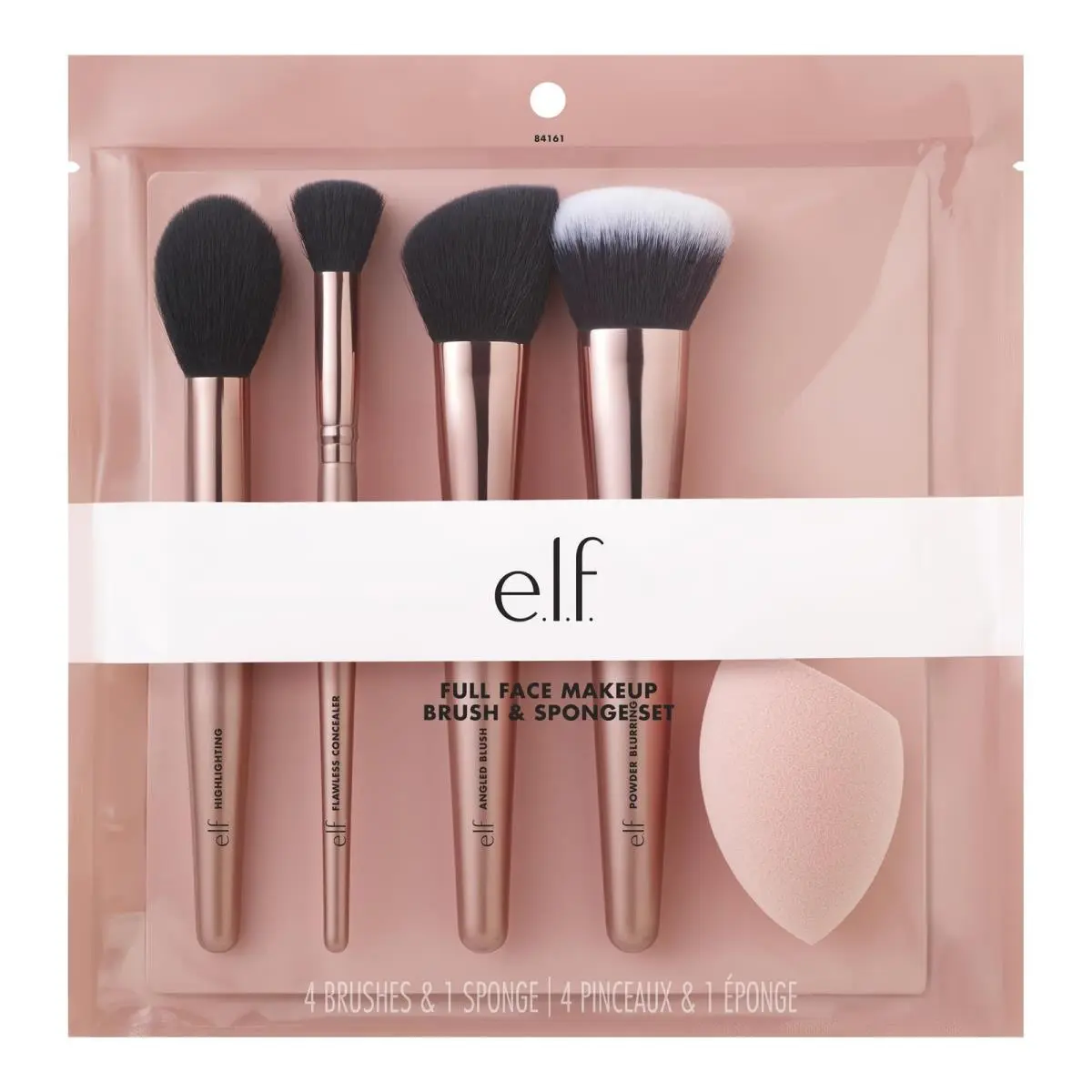 E.l.f. Complexion Essentials Brush Sponge Set Concealer Powder Blush