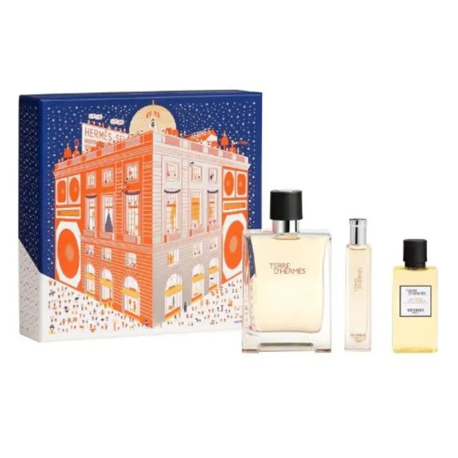 Hermes Men`s Terre D`hermes 3pcs Edt Gift Set Fragrances 3346130022893