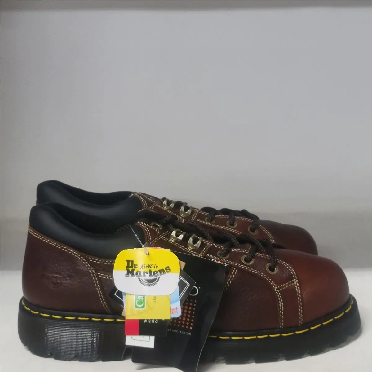 Dr Martens Gunby Steel Toe Boot Brown Mens Size 13M