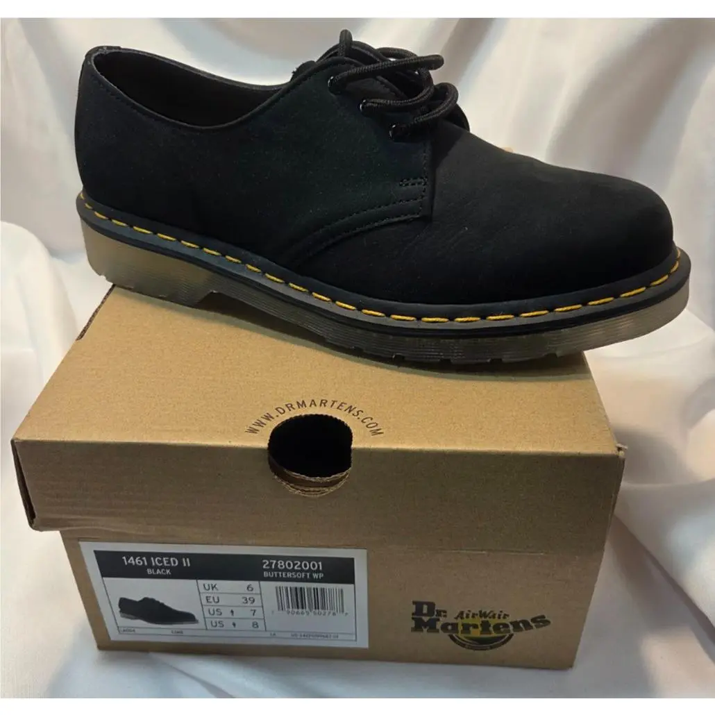 Dr. Martens 1461 Iced II Butter Soft Suede Loafer 27802001 Size 7