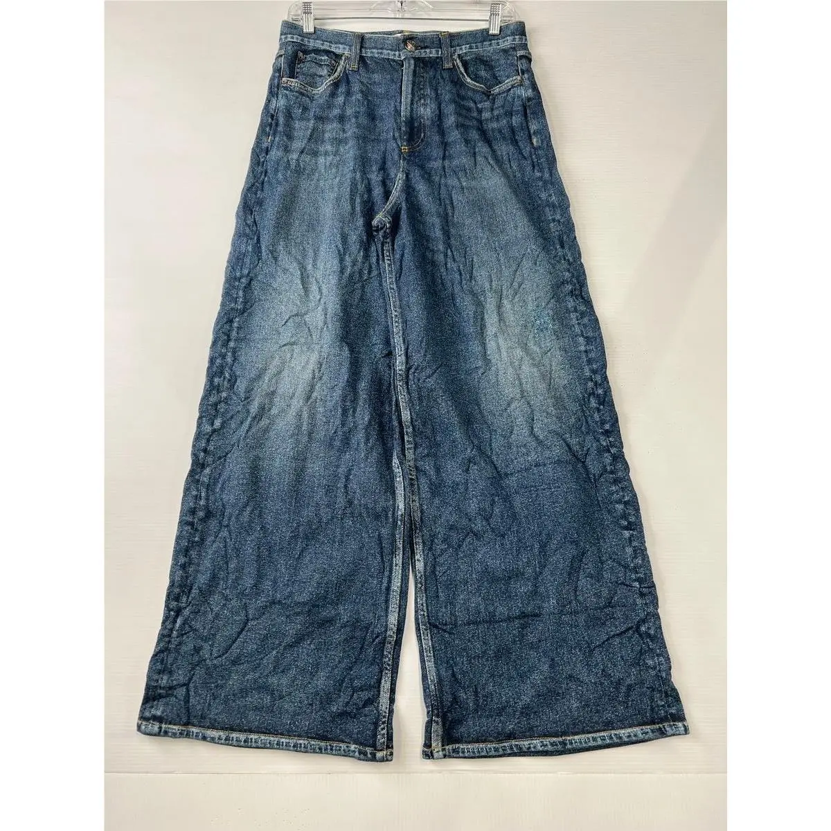 Rag Bone X Miramar Sofie Wide-leg Ankle Jeans Women`s Size 28