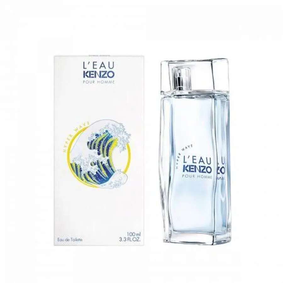 L`eau Kenzo Hyper Wave by Kenzo 100 Ml/ 3.3 oz Eau de Toilette Spray