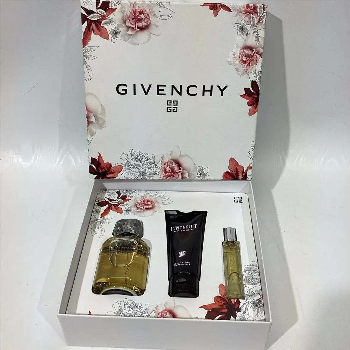 Givenchy L`interdit Eau de Parfum 3Pcs Gift Set Retail Mint