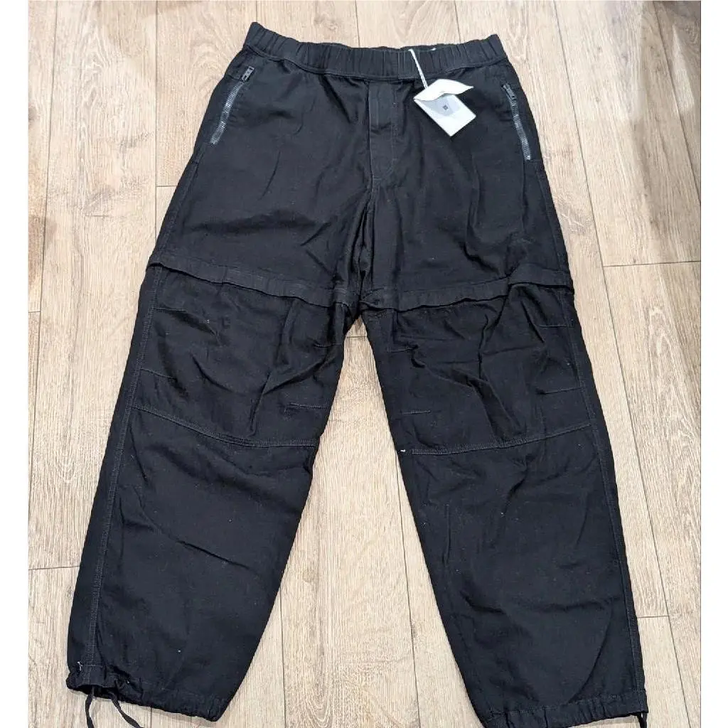 Mens Givenchy 2-in-1 Detachable Convertible Pants Black 50 US 34