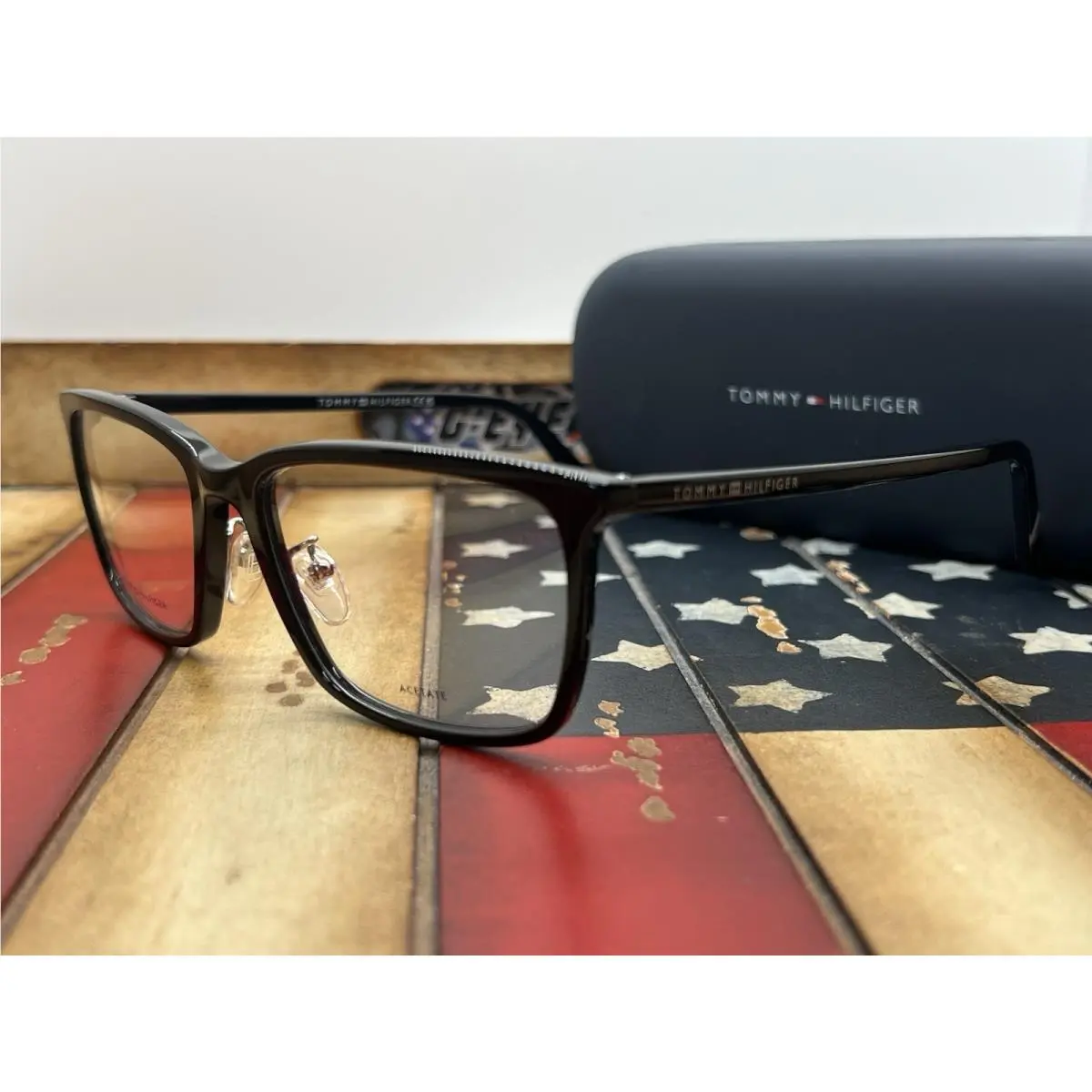 Tommy Hilfiger TH2015/F 807 Black Eyeglasses 57mm Frame Option To Add RX