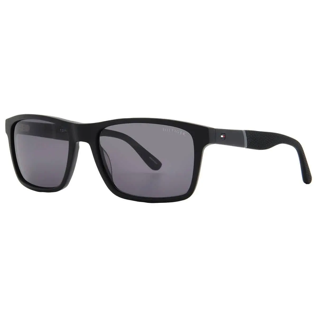 Tommy Hilfiger Grey Rectangular Men`s Sunglasses TH 1405/S 0KUN/P9 56