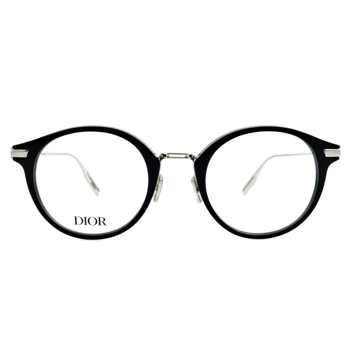 Christian Dior Neodioro RU 1300 50mm Black Panto Eyeglasses Italy Unisex