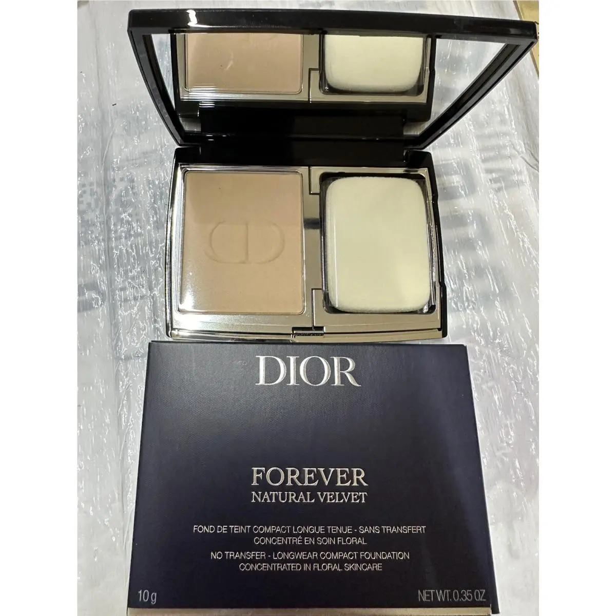 Christian Dior Forever Natural Long Wear Compact Foundation 2W Warm 10 G.new