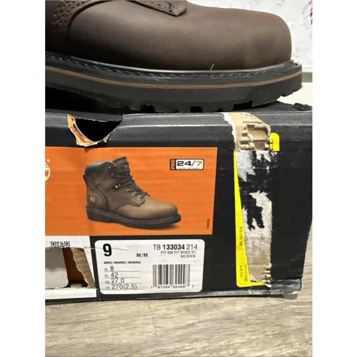 Timberland shoes - Timberland PRO Pit Boss - PRO Pit Boss - TM33034 110 - Wheat 0
