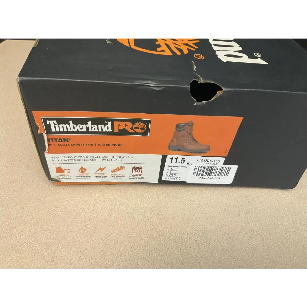 Timberland shoes - Timberland PRO TiTAN - PRO TiTAN - TM47019 100 - Brown 0