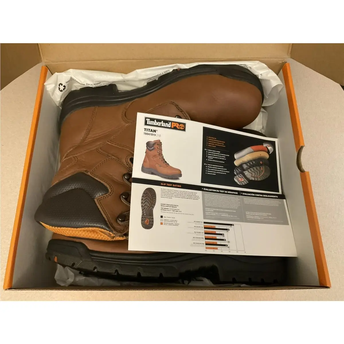 Timberland shoes - Timberland PRO TiTAN - PRO TiTAN - TM47019 100 - Brown 3