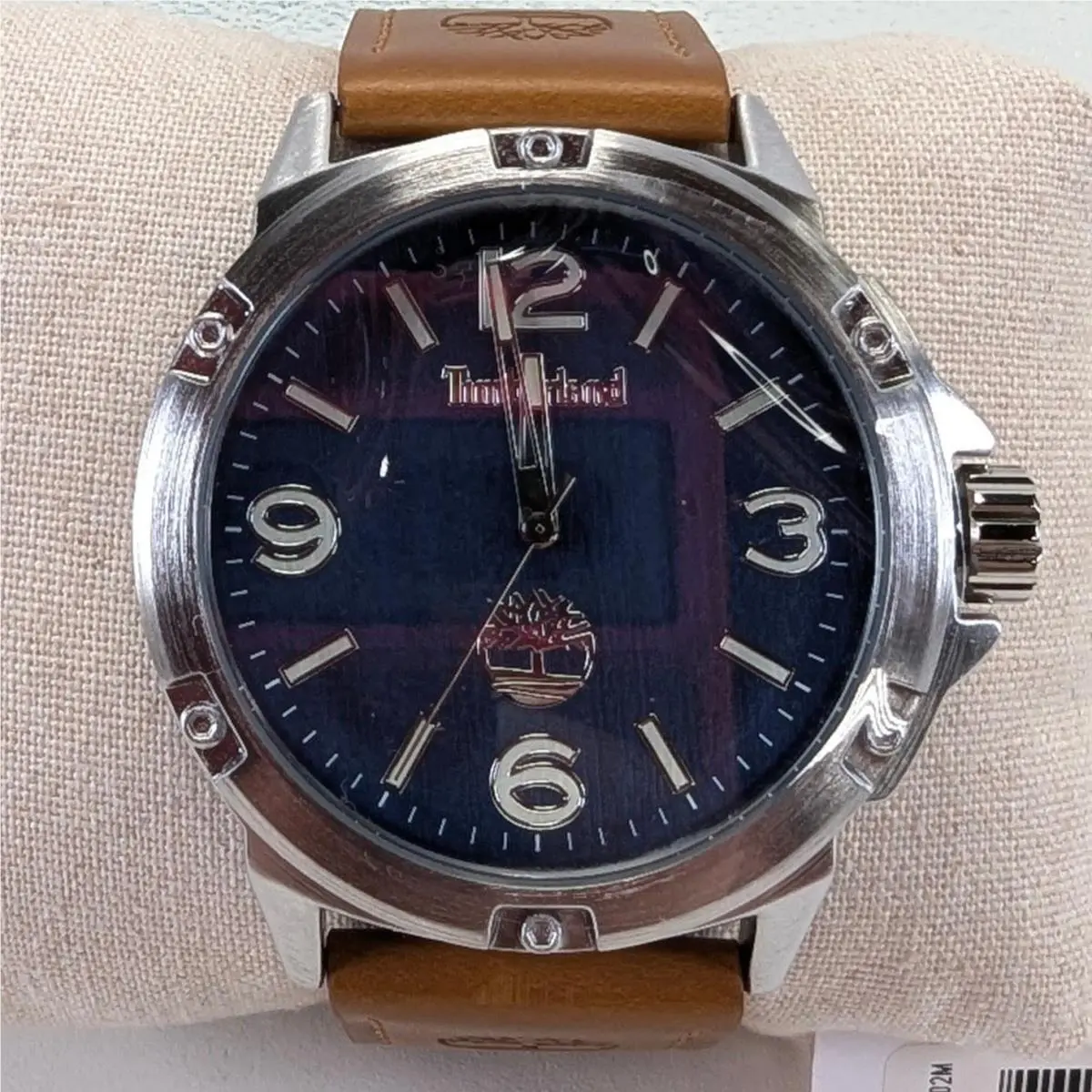 Timberland Men`s Watch Classic Blue Dial Brown Leather Strap Quartz TDWGA9002202