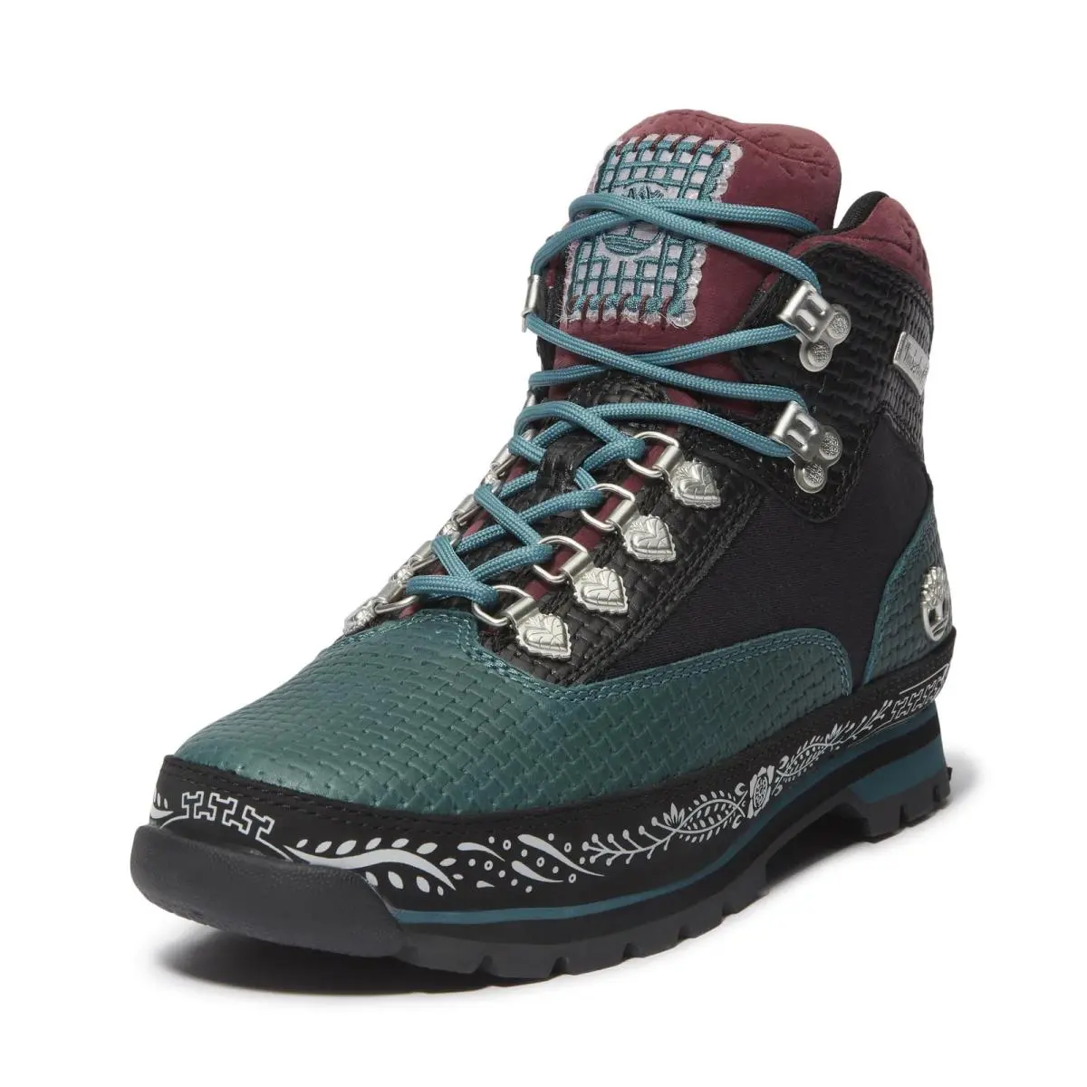 Timberland Men`s Euro Hiker Mid Lace UP Boot Green 9.5 Medium