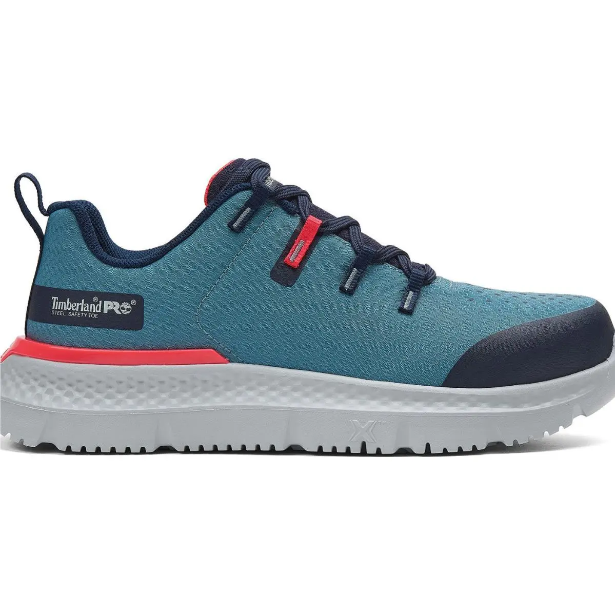 Timberland Pro Intercept Women`s Steel Toe Electrical Hazard Athletic Work Shoe - BLUE GREY