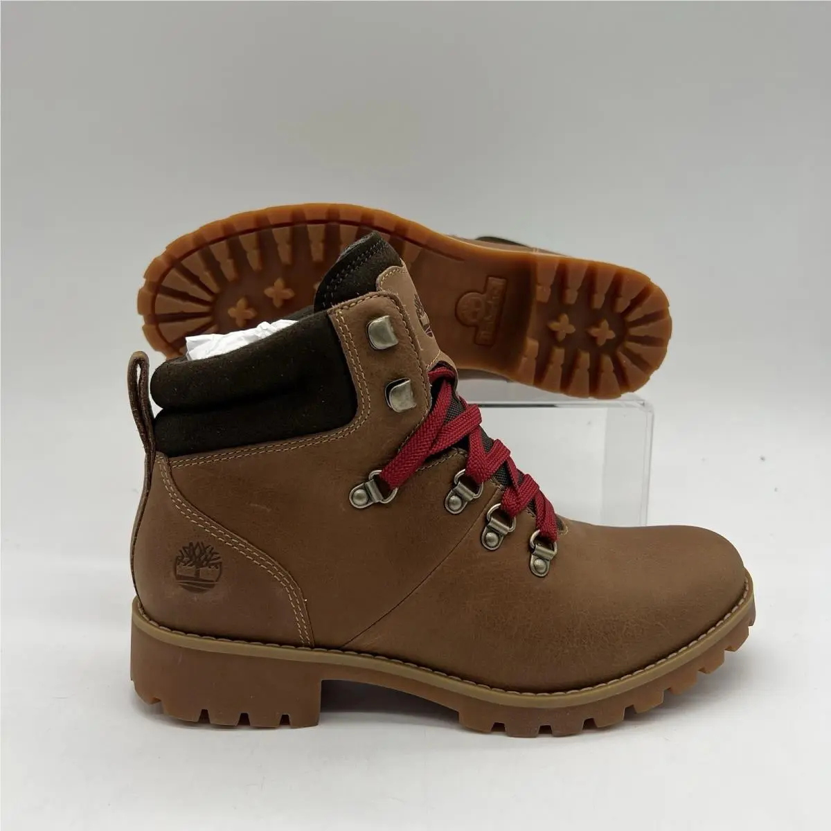 Womens Size 7 Timberland Ellendale Lace Boot Brown Casual 0A43Y8 A1G