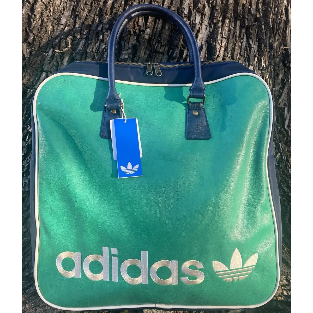 Originals Tote Bag Court Green/navy/white KF8437 by Adidas