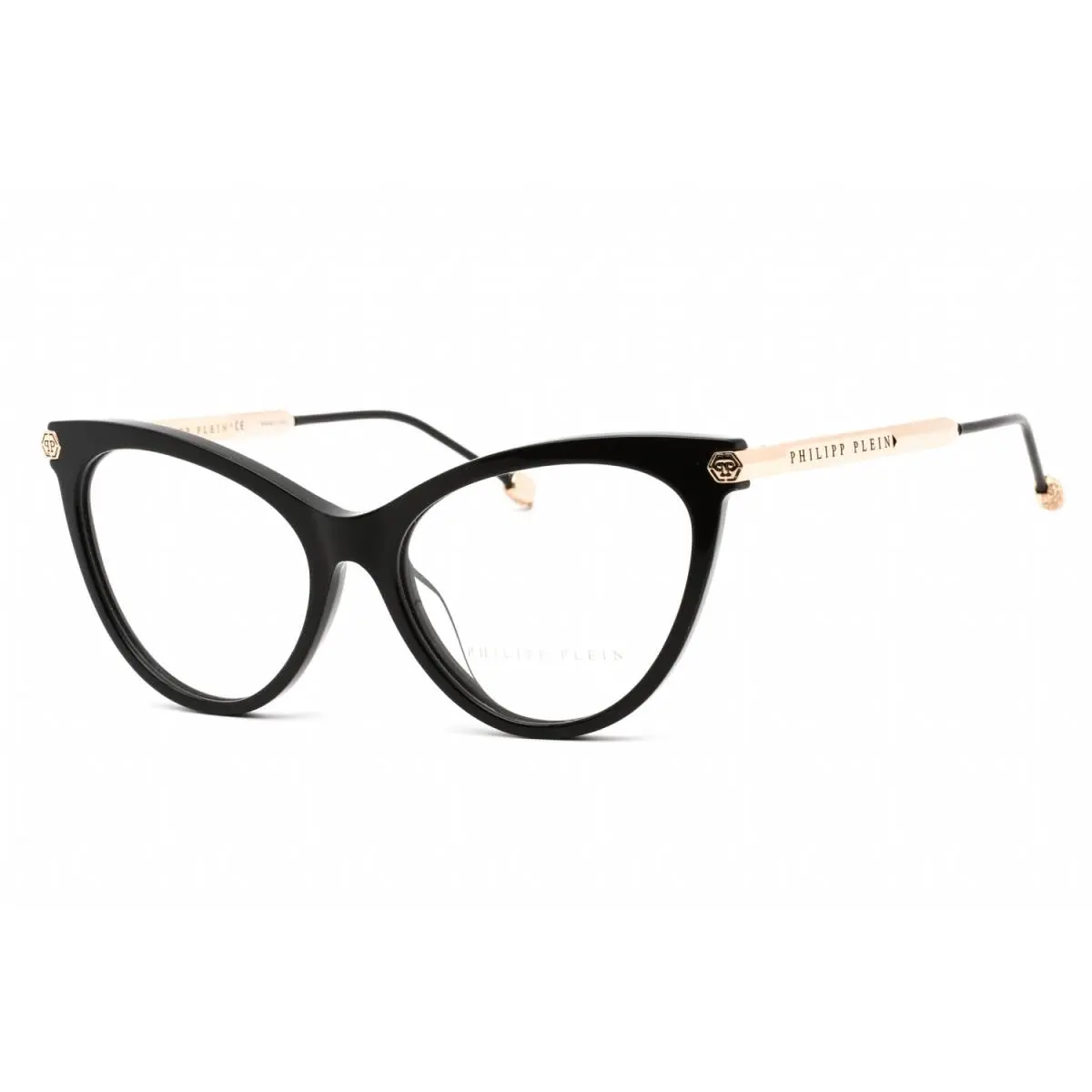 Philipp Plein VPP037-700-54 Eyeglasses Frame Size 54mm 16mm 140mm Black Women 1