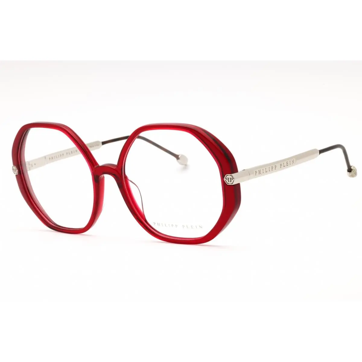 Philipp Plein VPP053-9WA-56 Eyeglasses Frame Size 56mm 18mm 140mm Red Women 190