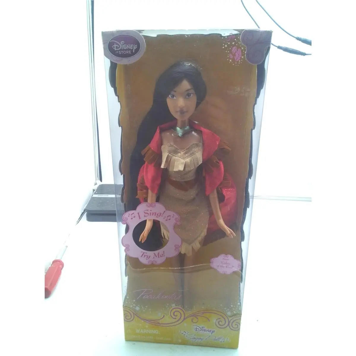 Disney Store Princess Pocahontas Singing Doll