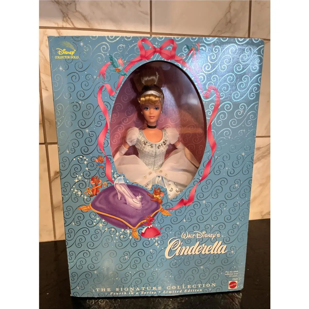 Walt Disney`s 1998 `cinderella` Doll by Mattel The Signature Collection Limited