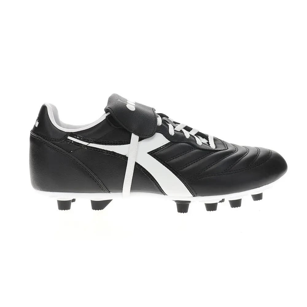 Diadora shoes - diadora Brasil Og Lt T Mdpu Firm Ground Soccer Cleats - 180669-C0641 - Black 4